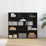 CD-kapp must tamm 100 x 23 x 89,5 cm t&ouml;&ouml;deldud puit