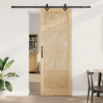 Liugukse komplekt manuaalne naturaalne ja must 83 x 232 cm