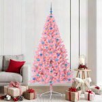 Tehis pre-lit j&otilde;ulupuu koos 300 LED-iga Roosa 210 cm PVC