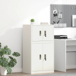 Hoiukapp valge 60 x 40 x 40 cm teras