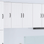 K&ouml;&ouml;gikapp valge 80 x 31 x 80 cm tehispuit