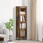 Raamaturiiul Suitsu tamm 80 x 30 x 155 cm Tehispuit