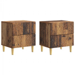 &Ouml;&ouml;kapp 2 pcs Vana puit 43 x 34,5 x 48 cm Tehispuit