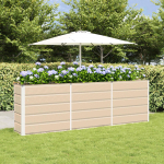 Taimekast ebarealne 160 x 40 x 75 cm teras