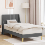 Voodiraam peatsiga Tumehall 90 x 190 cm Samet
