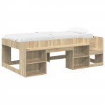 Laste voodiraam koos ladustamisega Sonoma tamm 98.5 x 200 cm