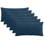 Diivanipadi 6 tk ALMELO tumesinine 40 x 70 cm manchester