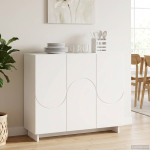 Kummut Valge 85.5 x 31 x 75 cm Tehispuit