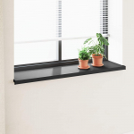 Akna aluskate Musta puidu mustriga 140 x 45 x 4,5 cm PVC