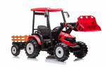 Elektriline Traktor koos treileriga lasatele Punane 24V
