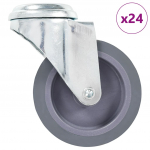 Poldiaukudega p&ouml;&ouml;ratavad m&ouml;&ouml;blirattad 24 tk, 75 mm