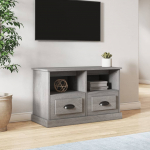 Telerikapp, hall sonoma tamm, 80x35x50 cm, tehispuit