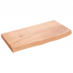 Seinariiul, helepruun, 60x30x4 cm, t&ouml;&ouml;deldud tammepuit