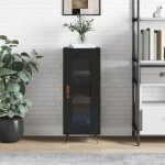 Puhvetkapp, must, 34,5 x 34 x 90 cm, tehispuit