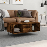 Diivanilaud, suitsutatud tamm, 90x50x36,5cm, tehispuit