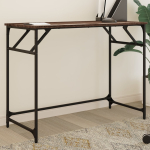Kirjutuslaud, pruun tamm, 100x45x76 cm, tehispuit/teras