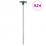 Telgivaiad 24 tk, 25 cm 7 mm, tsingitud teras ja pp