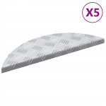 Astme katte poolkuu 5 tk h&otilde;bedane 60 x 18 cm alumiinium
