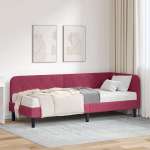 Nurga voodiraam Veinpunane 80 x 200 cm Samet