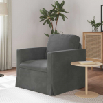 Diivan tumehall 78 x 78 x 80 cm samet