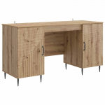 Laud riiuliga uksega Artisan tamm 142,5 x 50 x 75 cm Tehispuit