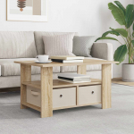 Kohvilaud sahtliga Sonoma tamm 77 x 55 x 42 cm Tehispuit