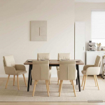 S&ouml;&ouml;gitoa Toolid 4 pcs kangas Kreemjas 60 x 56 x 96 cm