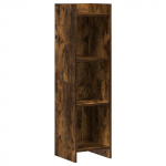 Raamatukapp Suitsutatud tamm 30 x 30 x 111 cm Tehispuit