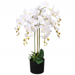 Kunstorhidee potiga 75 cm, valge