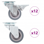 24 tk p&ouml;&ouml;rlevad rattad 50 mm