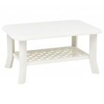 Diivanilaud, valge, 90 x 60 x 46cm, plast