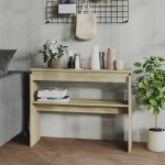 Konsoollaud, sonoma tamm, 102 x 30 x 80 cm, tehispuit