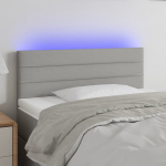 LED-voodipeats, helehall, 100x5x78/88 cm, kangas
