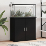Akvaariumi alus, must, 81 x 36 x 73 cm, tehispuit