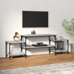 Telerikapp, hall sonoma tamm, 157x35x52 cm, tehispuit