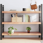 Seinariiul, helepruun, 140 x 50 x (2-6) cm, t&ouml;&ouml;deldud tammepuit