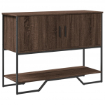 Konsoollaud, pruun tamm, 100x35x74,5 cm, tehispuit