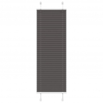 PLISSEERITUD RULOO MUST 45X100 CM KANGA LAIUS 44,4 CM POL&Uuml;ESTER