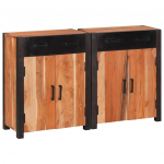 K&otilde;ide 2 tk pruun 110 x 30 x 75 cm akaatsiapuit