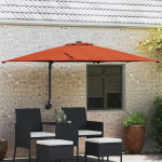 Aedapara terrakota 248,5 x 247,5 x 160 cm pol&uuml;ester ja teras