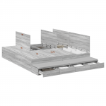 Ladustamisvoodi raam hall sonoma 200x200 cm