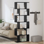 Raamaturiiul Must tamm 70 x 24 x 193,5 cm Tehispuit