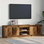 TV &Uuml;ksused 2 tk Pruun 180 x 34 x 50 cm Tehispuit