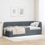 Nurga voodiraam Tumehall 80 x 200 cm Samet