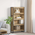 Raamaturiiul 2 tk Artisani tamme 80 x 30 x 155 cm Tehispuit