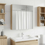 Vannitoa peeglikapp Sonoma tamm 60 x 14,5 x 70 cm Tehispuit