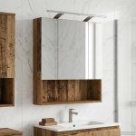 Vannitoa peeglikapp Vana puit 60 x 14.5 x 70 cm Tehispuit