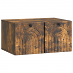 Rippuv TV kapp Suitsutatud tamm 59,5 x 41 x 30 cm Tehispuit