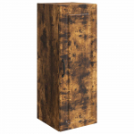 Seinale kinnitatav kapp Suitsutatud tamm 33 x 34,5 x 90 cm