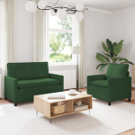 Diivanikomplekt 2 pcs Jungle roheline kangas